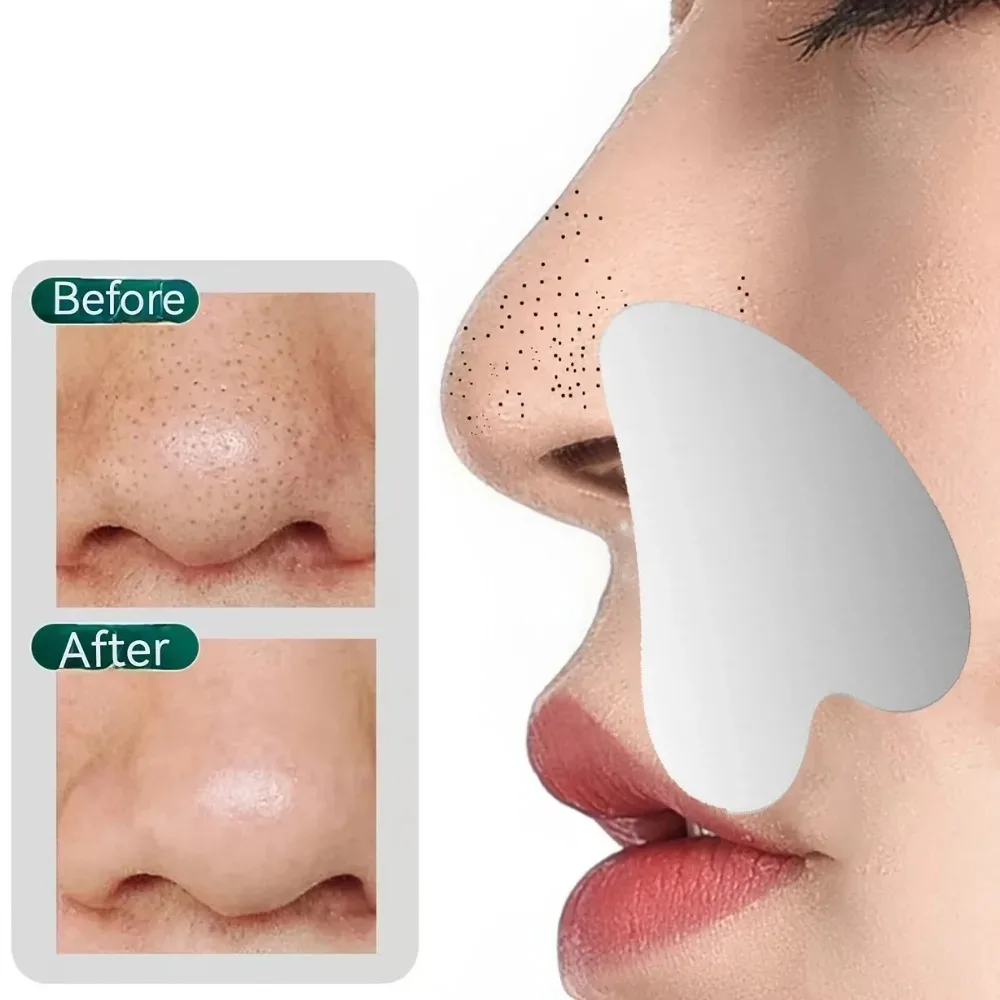 1pc Gua Sha Board Beauty Skin Care Facial Tool Stainless Steel GuaSha Massage Tool Natural Universal Facial Silver Metal thumbnail 6