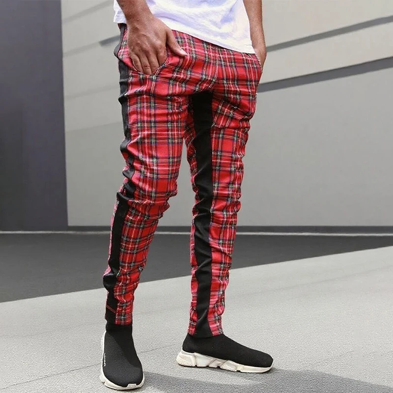 Men's Joggers Casual Pants Fitness Men Sportswear Tracksuit Bottoms Skinny Sweatpants Trouser Black Clothing Gyms Track Pants thumbnail 3