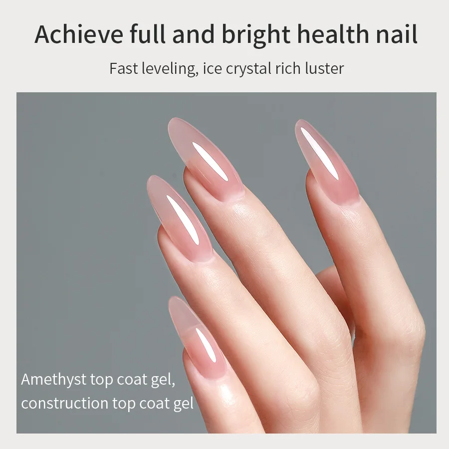 20g Diamond Top Coat For Gel Nail Polish Reinforce Long Lasting UV Soak Off Gel Varnish High Light Nail Art Construct  Gel thumbnail 3