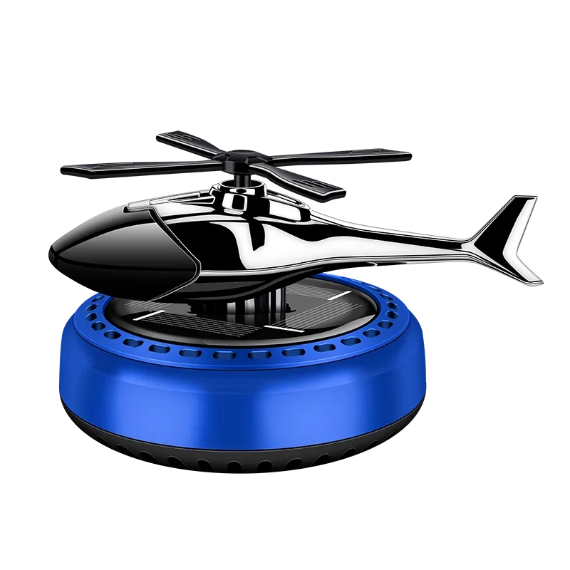Helicopter Styling Solar Car air freshener Car Interior Decor Aromatherapy Car accessories Propeller rotary perfume diffuser thumbnail 4