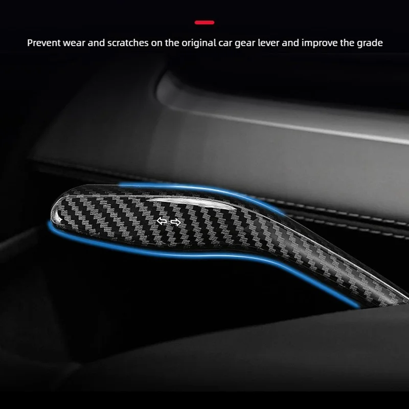 for Tesla Model Y 2025 Steering Wheel Gear Shift Cover Handle Protection Shifter Lever Paddle Shell Model 3 Highland Accessories thumbnail 3