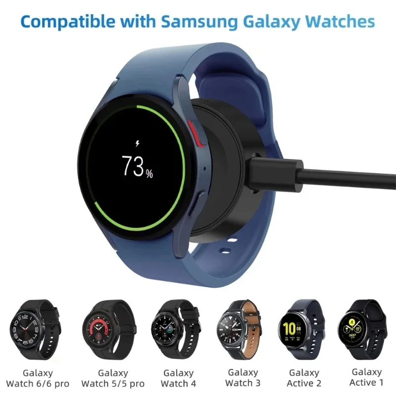 For Samsung Galaxy 8/7/6 Classic/Watch 5/5 Pro/4/3/Active/2USB Charger Smart Watch Accessories Fast Charger Replacement Charger thumbnail 5