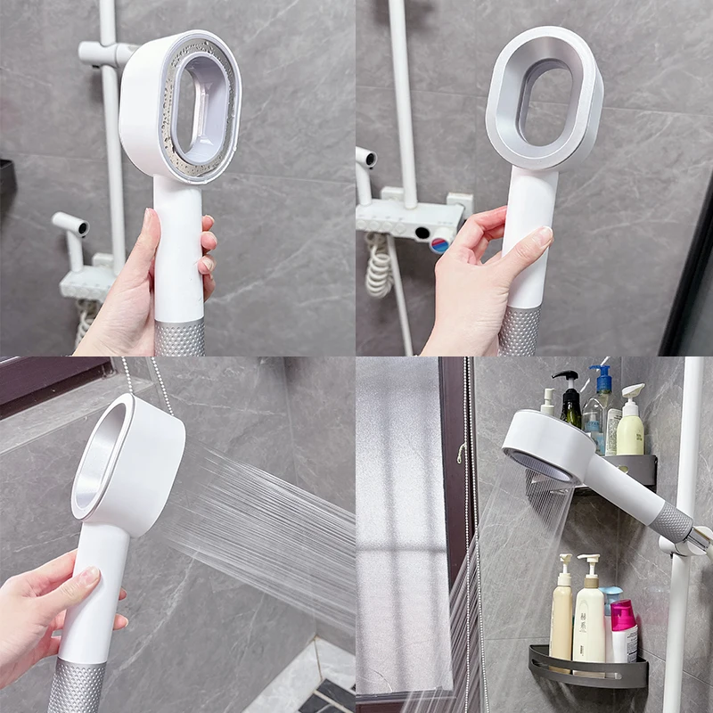 Luxury Shower Head Filter High Pressure Carbon Fiber Filter Shower Water Filter to Remove Chlorine Fluoride and Hard Water thumbnail 2