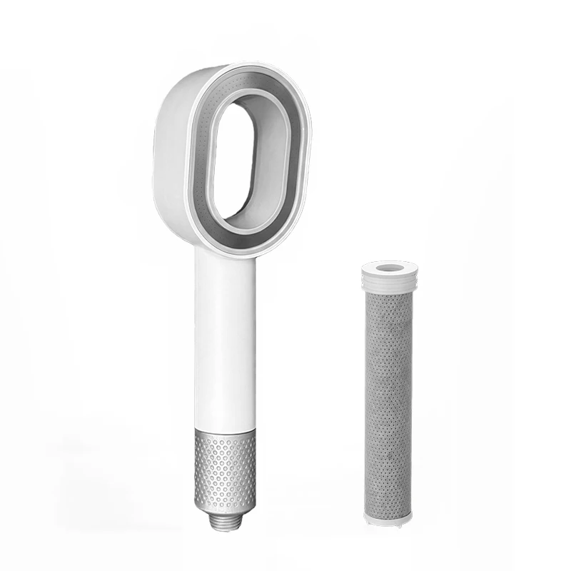 Luxury Shower Head Filter High Pressure Carbon Fiber Filter Shower Water Filter to Remove Chlorine Fluoride and Hard Water