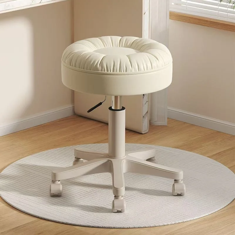 Modern and Simple Adjustable Chair Makeup Chair 360° Rotating Chairs Home Chair Nail Salon Chair Pratical New Arrival