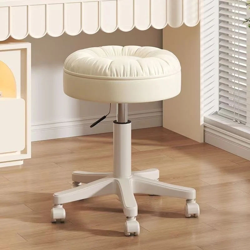 Modern and Simple Adjustable Chair Makeup Chair 360° Rotating Chairs Home Chair Nail Salon Chair Pratical New Arrival thumbnail 3