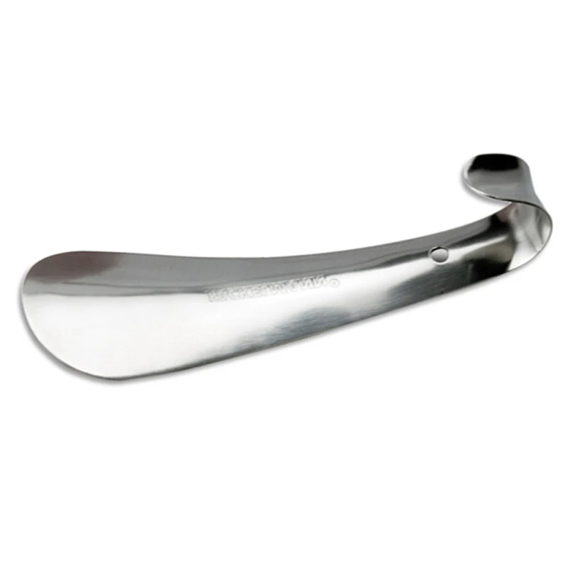 1Pcs Professional Stainless Steel Silver Metal Shoe Horn Spoon Shoehorn 14.5cm thumbnail 2