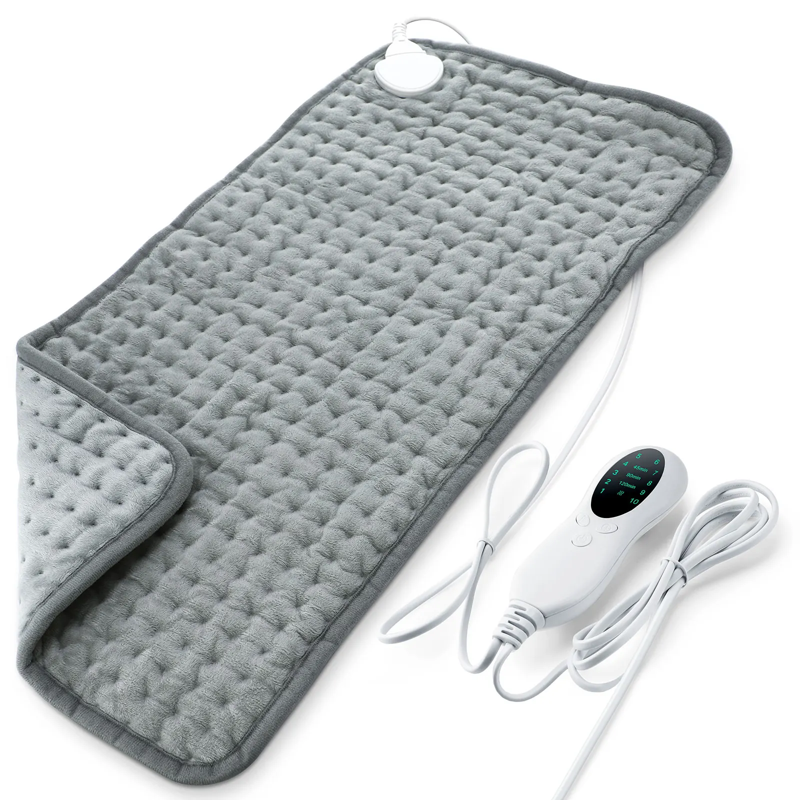 30*60/40*76/50*100cm Electric Heating Pad 10 Heating&3 Timer Winter Blanket Warming for Waist Adbomen Shoulder Menstrual Period thumbnail 2