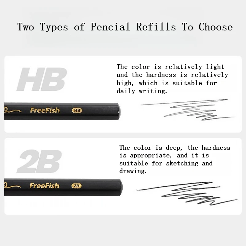 10/20 Pcs 2B/HB Pencils Simple and Elegant Write Smooth For Student Write Painting Sketch Architectural Drawing School Supplies thumbnail 4