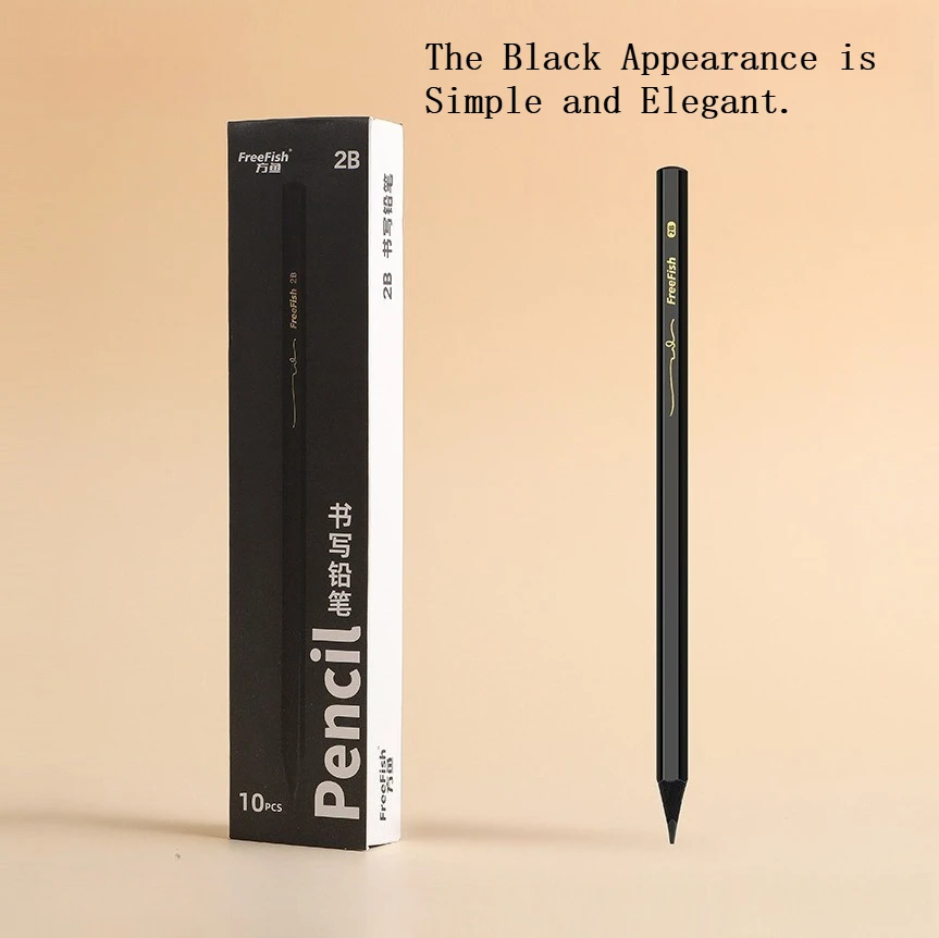 10/20 Pcs 2B/HB Pencils Simple and Elegant Write Smooth For Student Write Painting Sketch Architectural Drawing School Supplies thumbnail 3