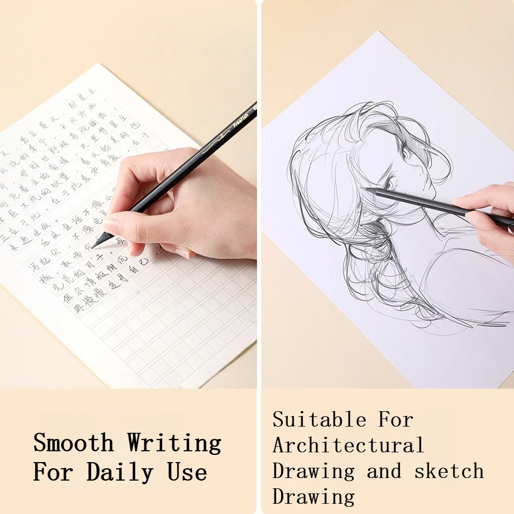 10/20 Pcs 2B/HB Pencils Simple and Elegant Write Smooth For Student Write Painting Sketch Architectural Drawing School Supplies thumbnail 2