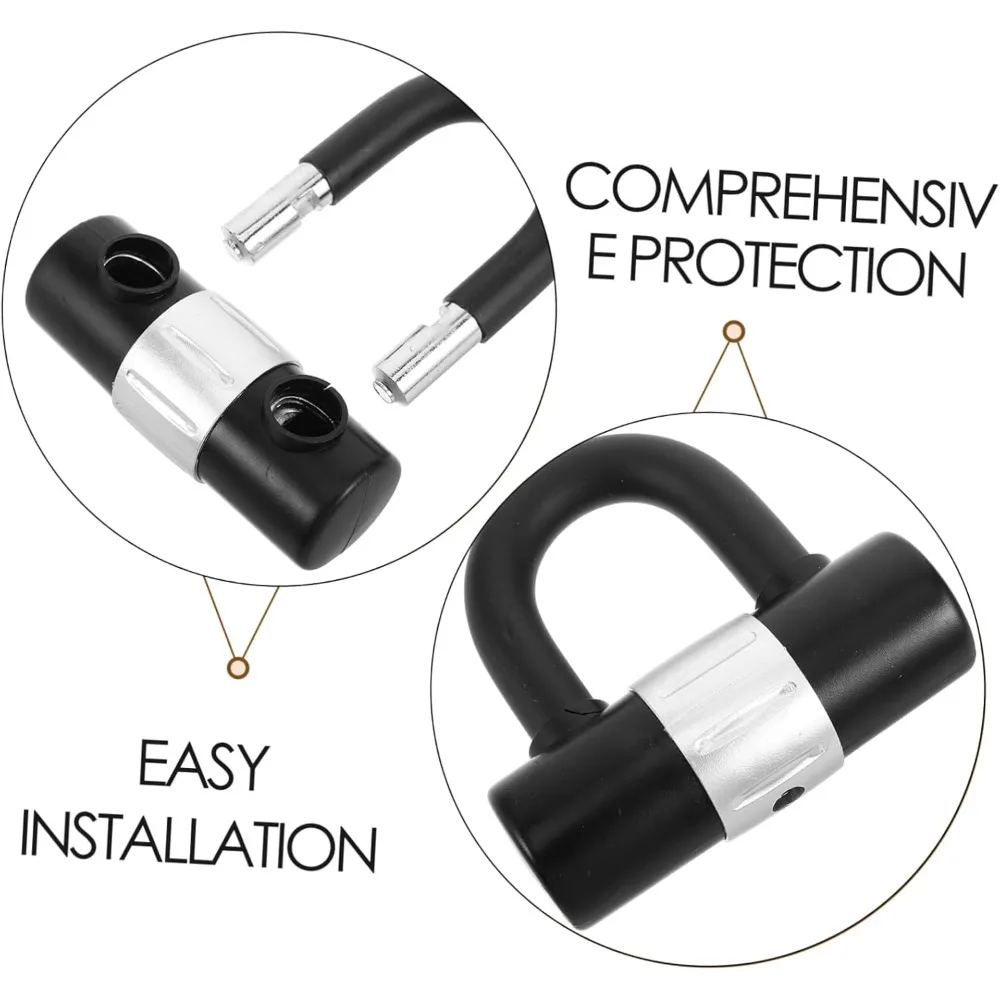 1 Pcs U-Shaped Lock Electric Vehicle Waterproof Anti-Theft Mountain Bike Anti-Hydraulic Shear Highway C-Level Lock Padlock thumbnail 2