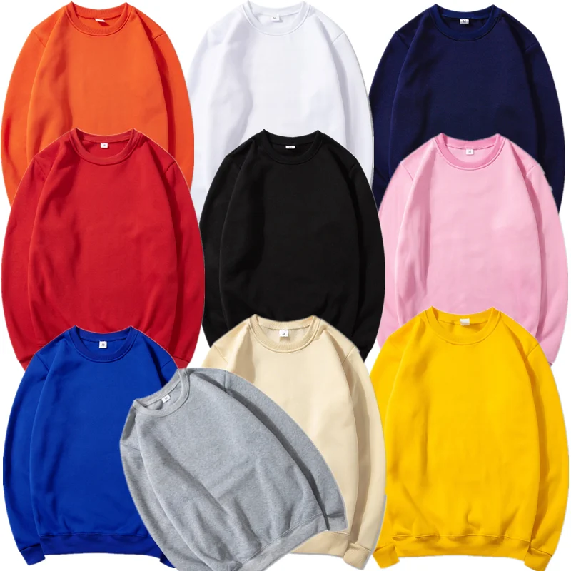 Casual Sweatshirts Men/Women Hoodies 2022 Pullover Streetwear Solid Hoodie Hiphop Basic hoodie thumbnail 6