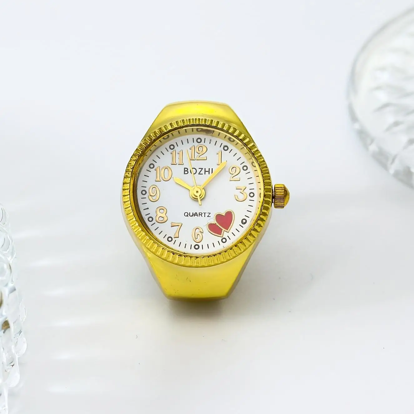 1pc Cool Fashion Watch Can See Time Gift Finger Watch Ring Ring Watch Finger Watch Mini Edition Personalized Pocket Watch thumbnail 4