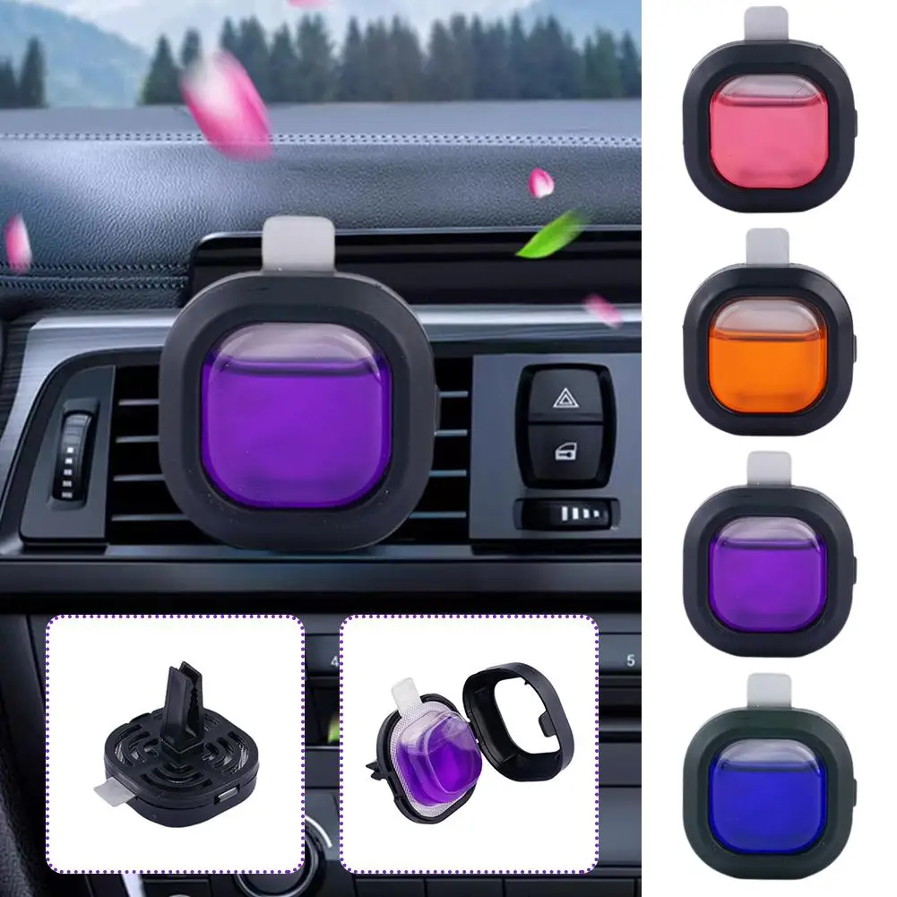 Car Aromatherapy Peach Hawaii Lavender Ocean Fragrance Car Air Freshener Vent Clip - Essential Oil Scented Odor Eliminator