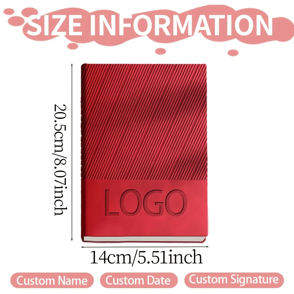 Custom A5 Notebook Personalized Name, Phone Number & Logo, Softcover Journal, Perfect for Gifts, Birthdays, Notebooks for School thumbnail 5
