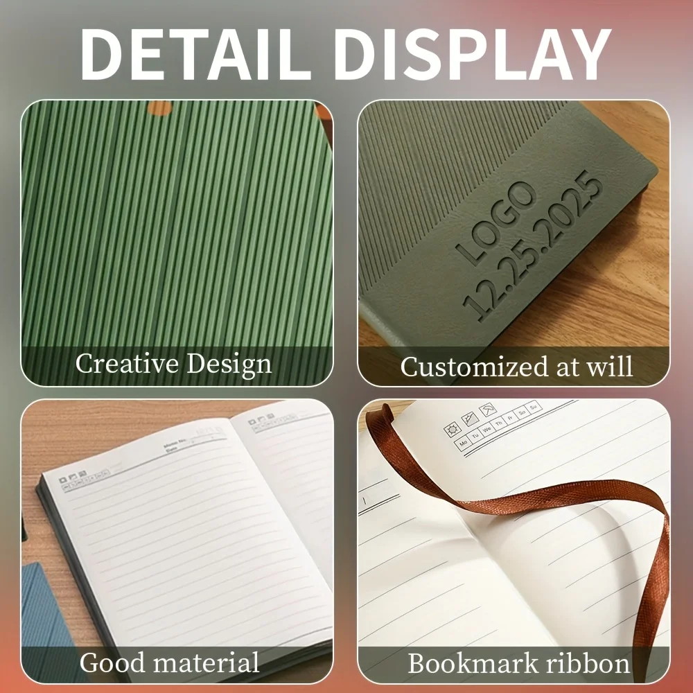 Custom A5 Notebook Personalized Name, Phone Number & Logo, Softcover Journal, Perfect for Gifts, Birthdays, Notebooks for School thumbnail 3