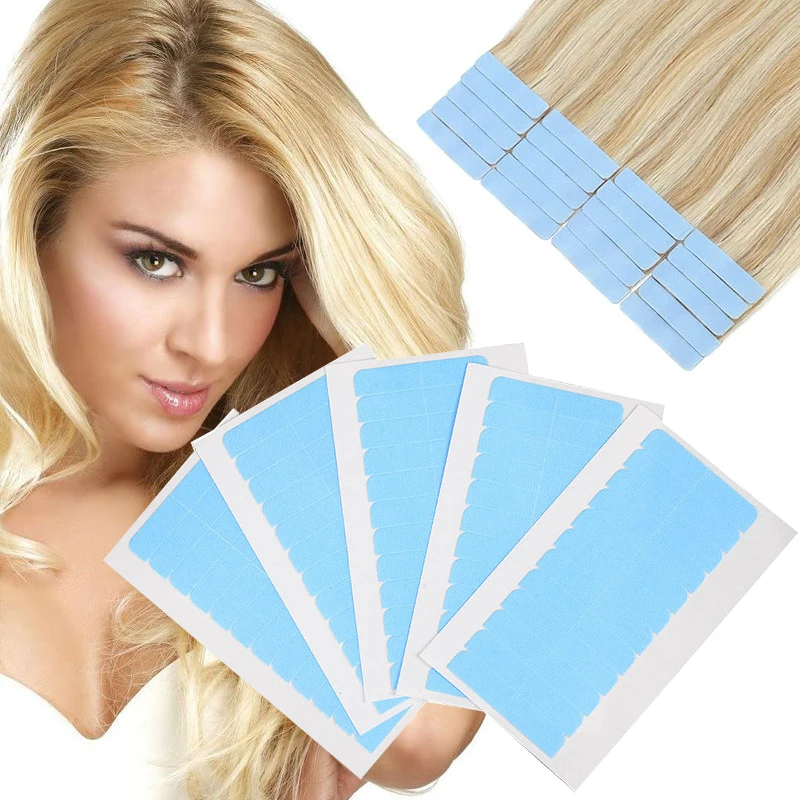 Strong Waterproof Tape (4.0*0.8cm), Double Sided Replacement Tape for Hair Extensions or Wigs  Hair Extensions Adhesive Tape