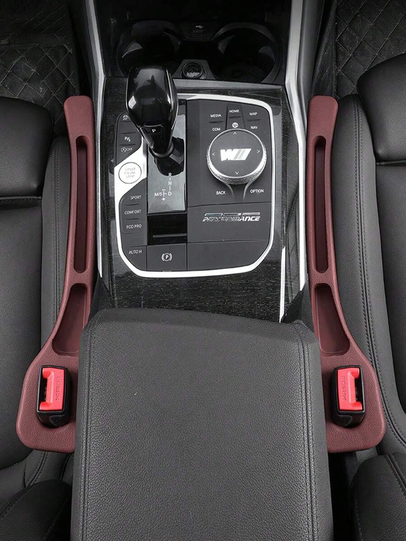 2pcs Car Seat Gap Filler, Dual Slot Design, Car Interior Accessories, Phone & Key Storage Box, Car Slot Pad, Seat Gap Fillers thumbnail 6