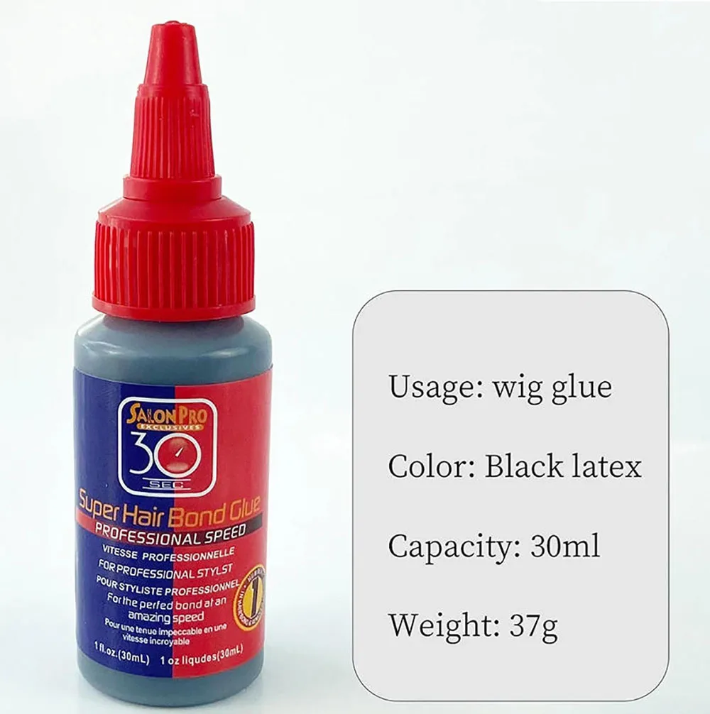 30ml/60ml Waterproof Glue For Hair Wig Glue For Lace Front Wig/Closure/Hair Extension And Remover Super Bonding Adhesive Glue thumbnail 2