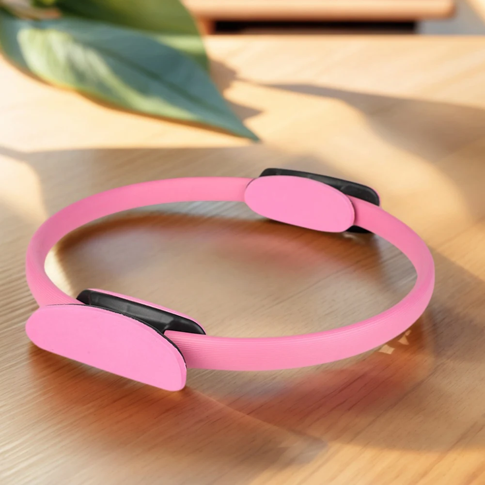 Pilates Ring Yoga Rings with Non Slip Handles Fitness Circle Portable Flexible Resistance Exercise Equipment for Women thumbnail 3
