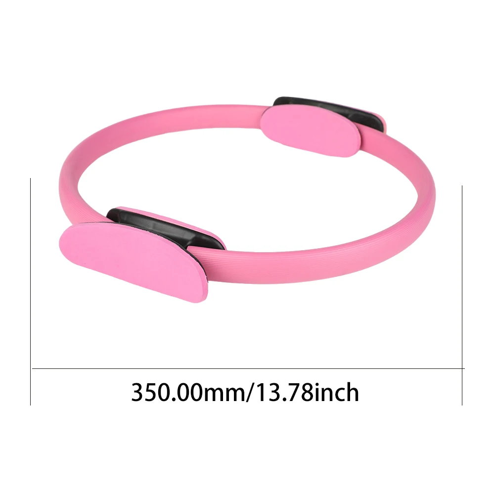 Pilates Ring Yoga Rings with Non Slip Handles Fitness Circle Portable Flexible Resistance Exercise Equipment for Women thumbnail 5