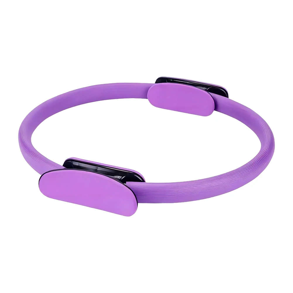 Pilates Ring Yoga Rings with Non Slip Handles Fitness Circle Portable Flexible Resistance Exercise Equipment for Women thumbnail 2