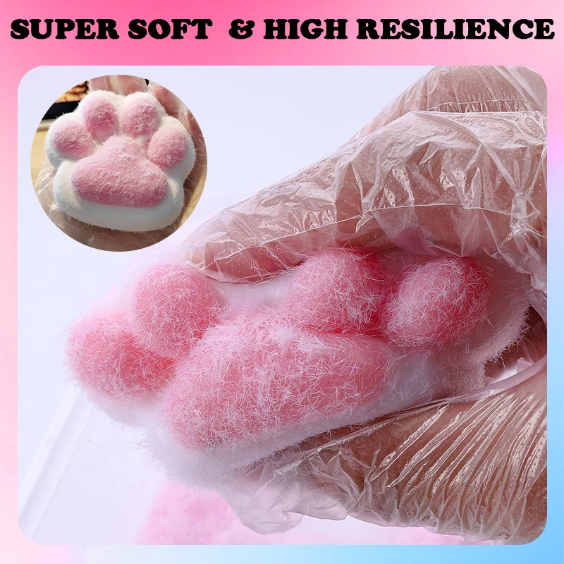 Taba Squishy Kit Liquid Silicone Gel Super Soft Squishy Kit 1:1 AB Ratio Resin Silicone for Molding Hamsters Cat Paws DIY thumbnail 5