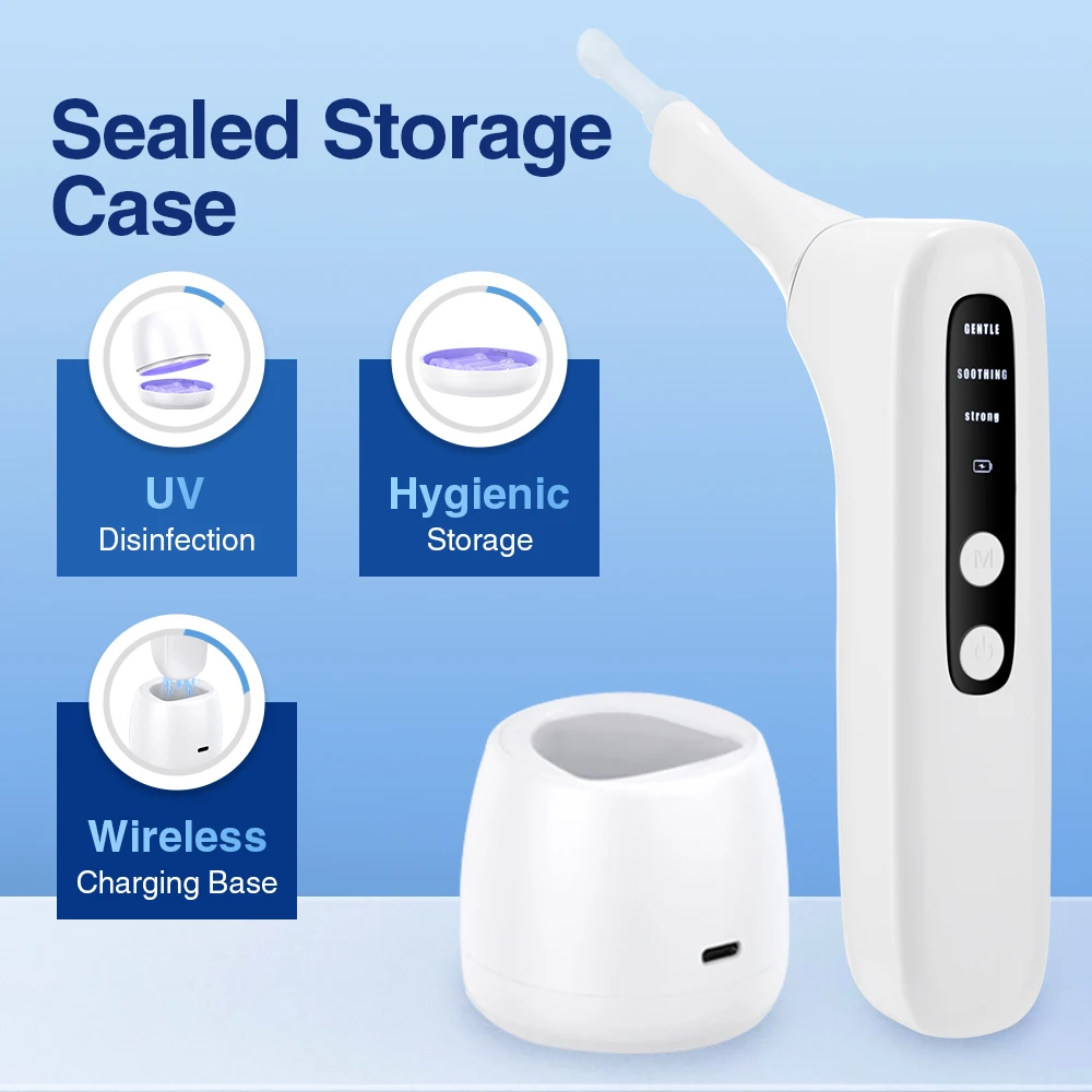 Electronic Vacuum Tonsil Stone Removal Kit 4 in 1 Mouth Vacuum Oral Care Mouth Cleaner Dental Cleaning LED Light Oral Care thumbnail 5