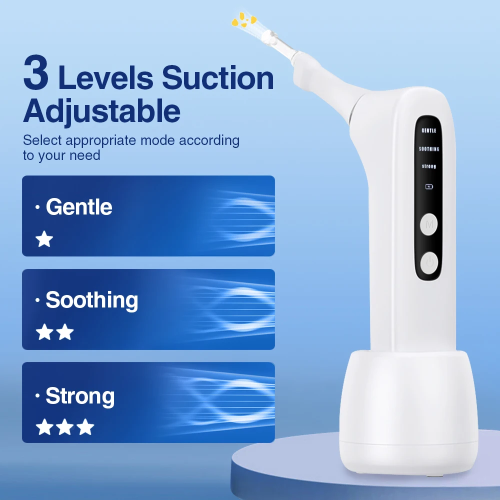 Electronic Vacuum Tonsil Stone Removal Kit 4 in 1 Mouth Vacuum Oral Care Mouth Cleaner Dental Cleaning LED Light Oral Care thumbnail 4