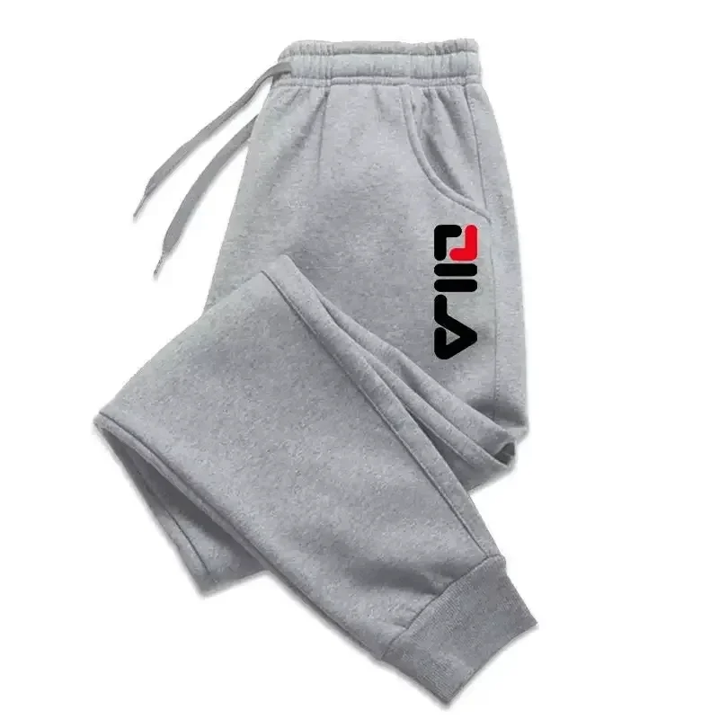 Autumn Winter Men's Joggers Drawstring Casual Pants Fleece Sweatpants Workout Running Gym Fitness Sports Trousers WK007 thumbnail 3