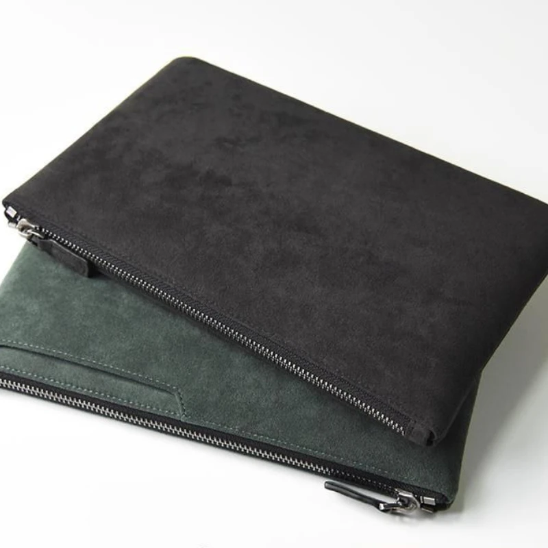 Large Capaci Casual Portable Men's Business Clutch Bag Soft Surface Ort Large Capaci Leather Wallet Coin Purse Casual Phone Bags thumbnail 3