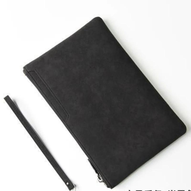 Large Capaci Casual Portable Men's Business Clutch Bag Soft Surface Ort Large Capaci Leather Wallet Coin Purse Casual Phone Bags thumbnail 6