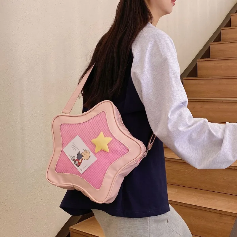Japanese Style Minimalist Cute Aesthetic Shoulder Bag for Students Kawaii Crossbody Purse Street Fashion Ita Bags Handbags bolso thumbnail 4