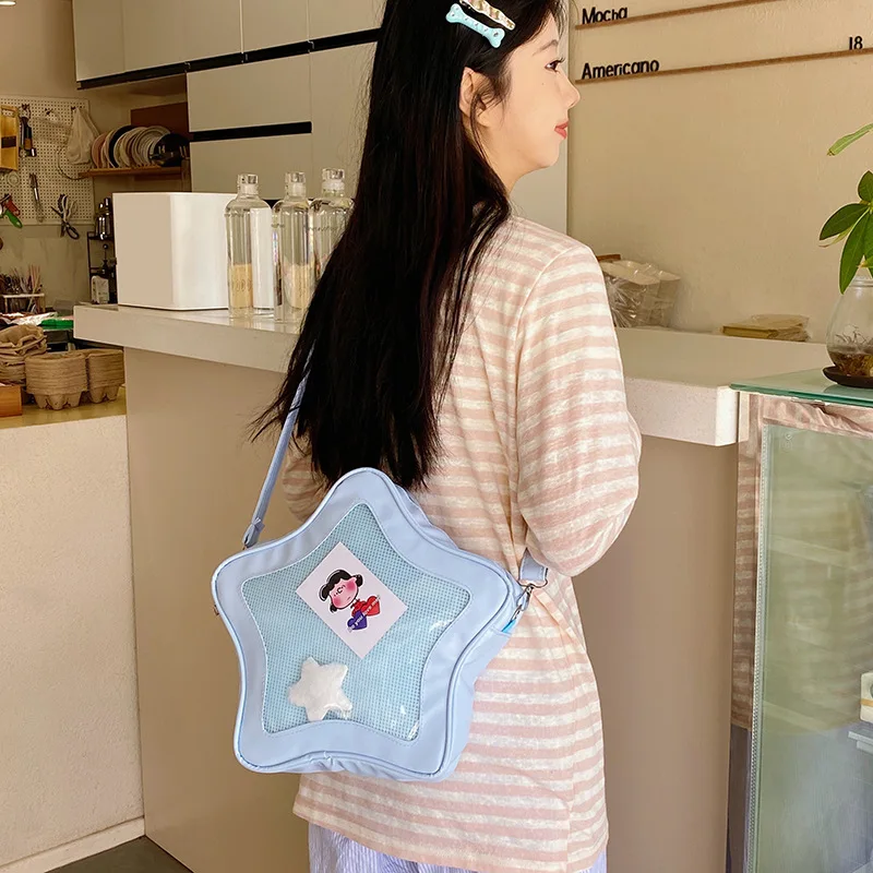 Japanese Style Minimalist Cute Aesthetic Shoulder Bag for Students Kawaii Crossbody Purse Street Fashion Ita Bags Handbags bolso thumbnail 2