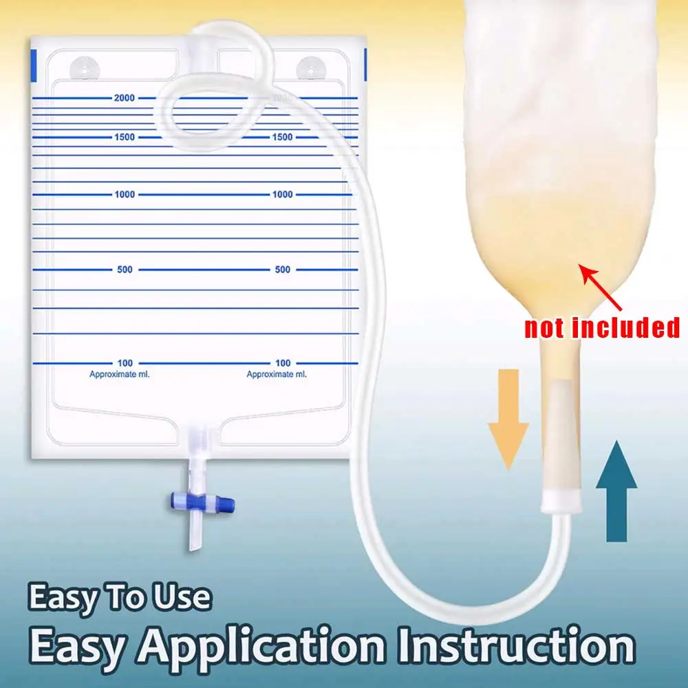 Adult Urine Bags 2000 ml thumbnail 3