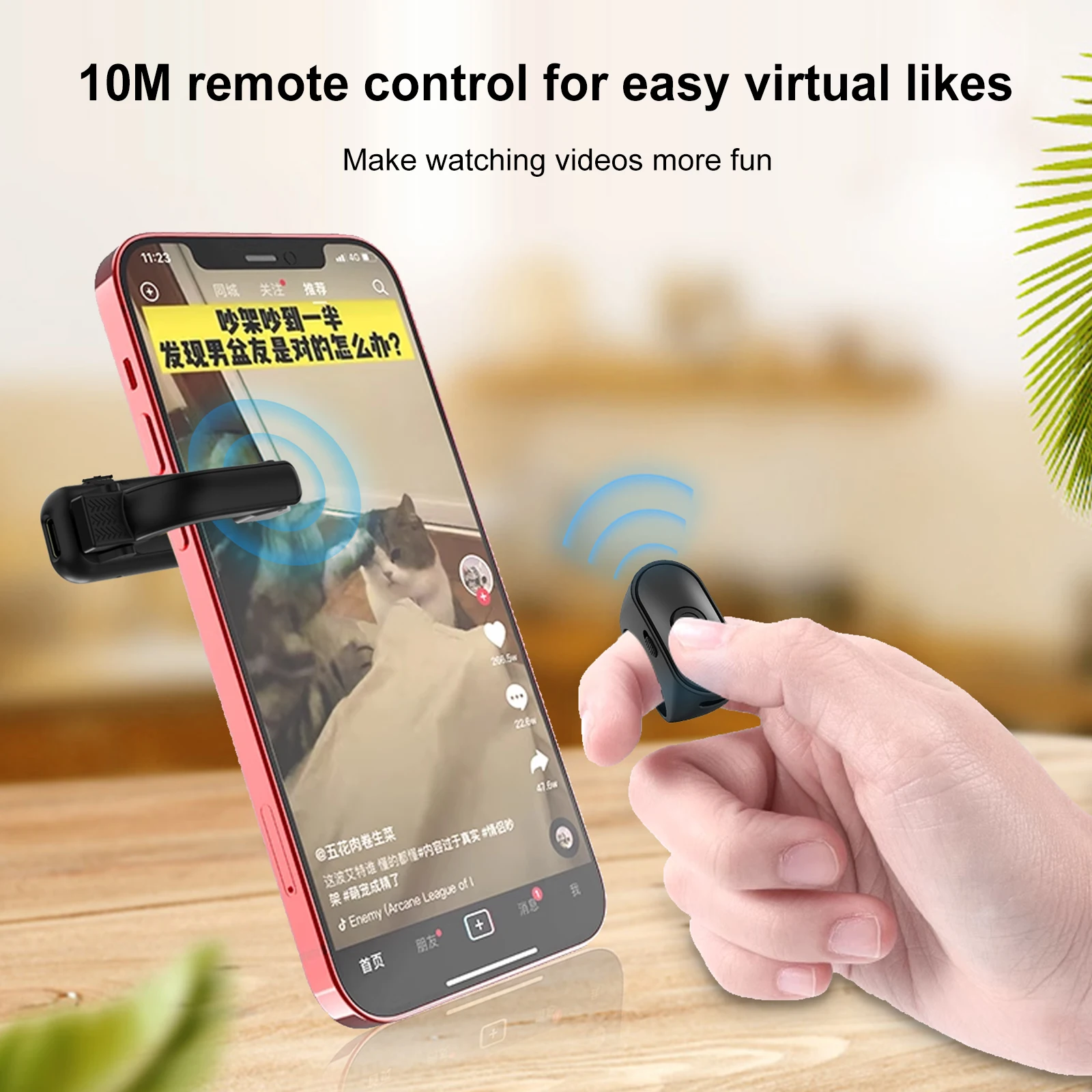 2-in-1 Page Turner Clicker Wireless E-book Page Turner Record Triggers Remote for Kindle Paperwhite Accessories thumbnail 2