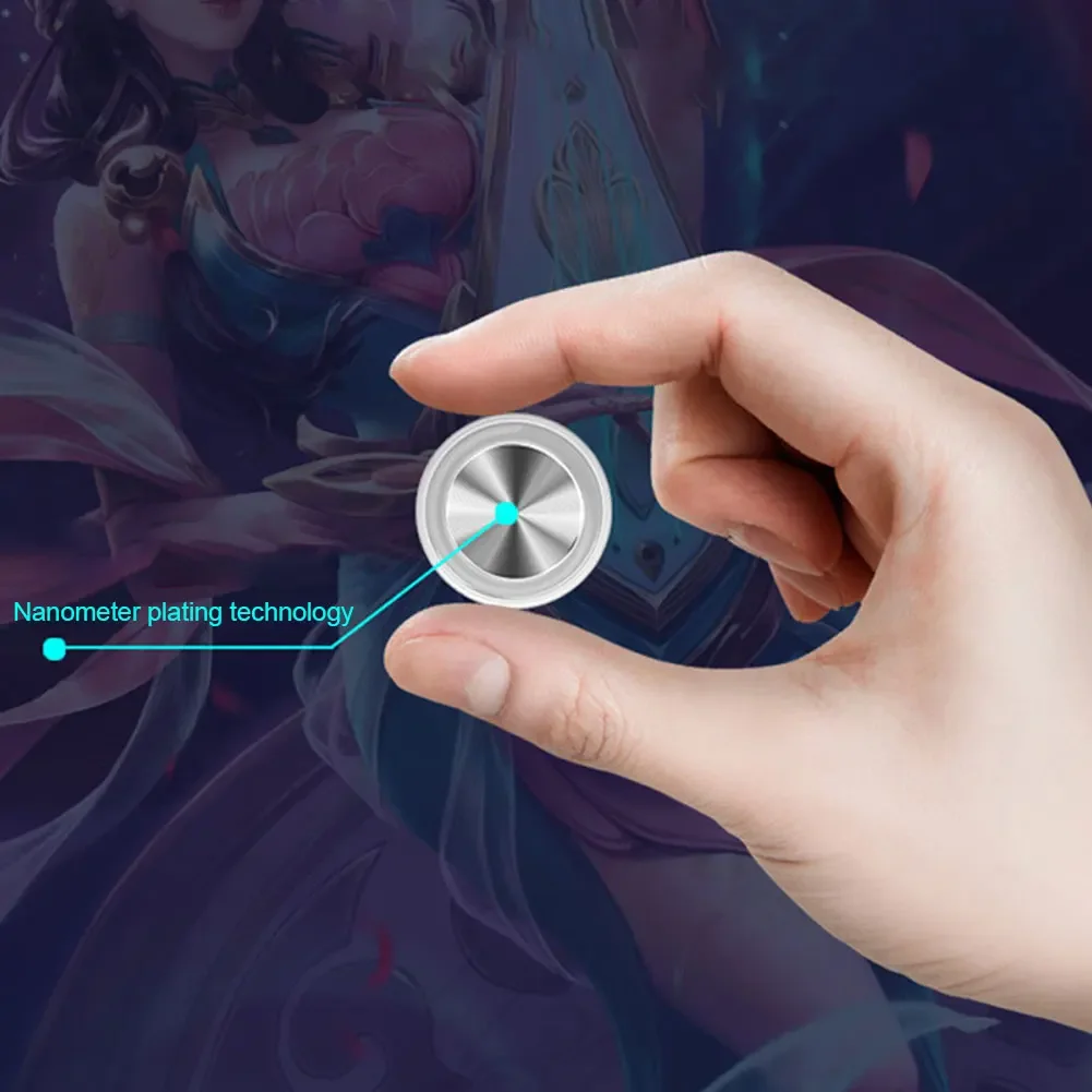 Round Game Joystick Universal Mobile Phone Rocker for Iphone Android Metal Button Controller Smartphone Suction Cup Gamepad thumbnail 4