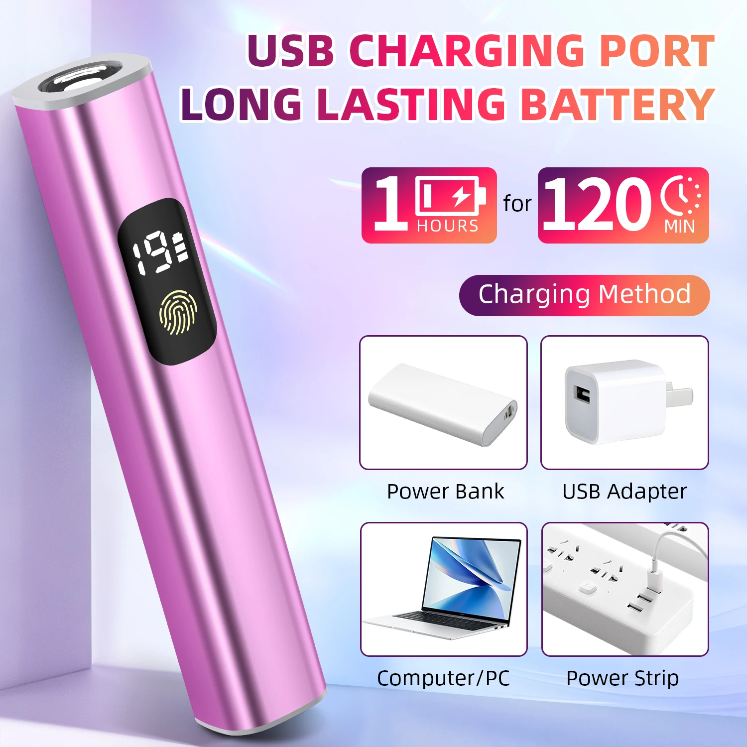 Portable Quick Dry Nail Dryer Machine Mini UV LED Nail Lamp For Home Salon Tools Professional Nail With 2 Timers Seeting Nails thumbnail 3