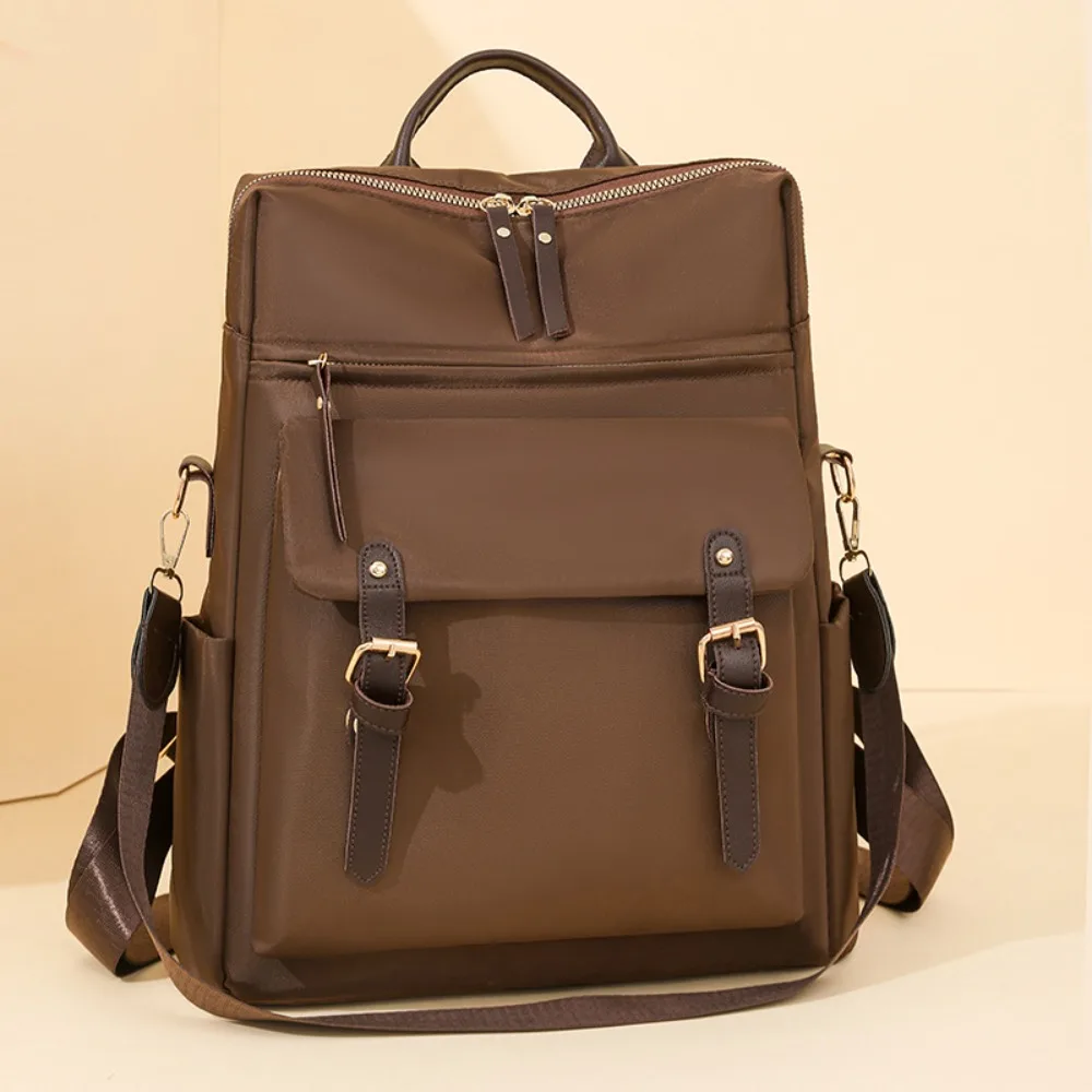 Fashion Rucksack Women Shoulder Bag High Quality Waterproof Nylon Back Pack Purse Large Capacity Backpack for College Students thumbnail 2