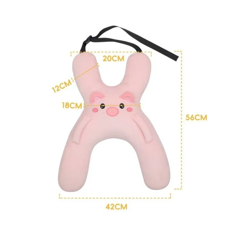 Car Neck Pillow with Seat Belt Safety Sleep Kids Aid Prevent Leaning Head Back Seat Sleeping Comfort During Long Distance Travel thumbnail 5