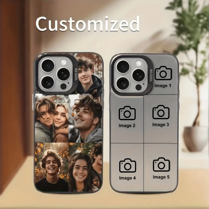Personalization Custom Multi Photo IMD Phone Case For iPhone 16 15 14 13 12 11 Pro Xs Max X XR Mini 16e 7 8 Plus SE 2020 2022 thumbnail 2