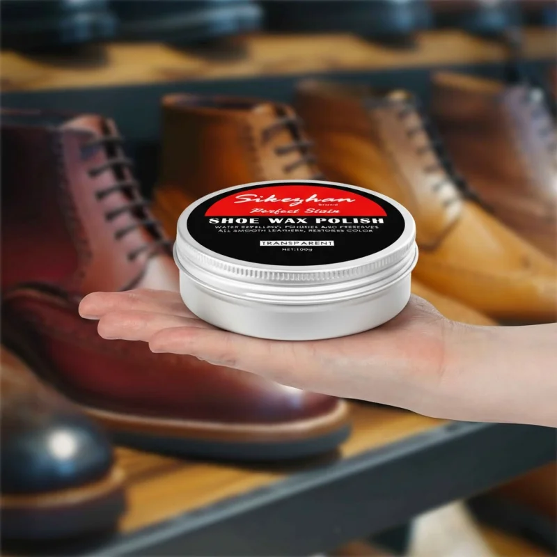 Leather Shoe Care Cream Transparent Colorless Odorless Mink Conditioning Waterproof Shine Protector Shoe Maintenance thumbnail 4