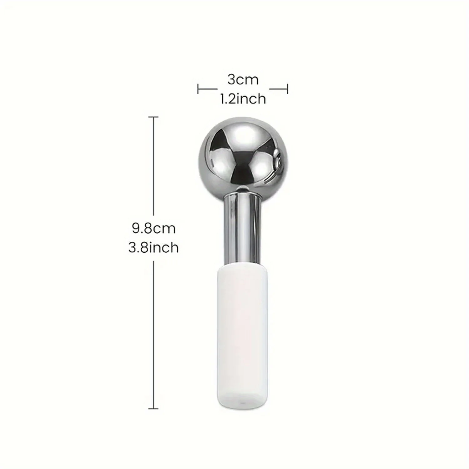 Stainless Steel Ice Globes Cooling Facial Sticks Beauty Spa Skin Care Tools Fine Wrinkles Tighten Pores Reduce Puffiness thumbnail 5