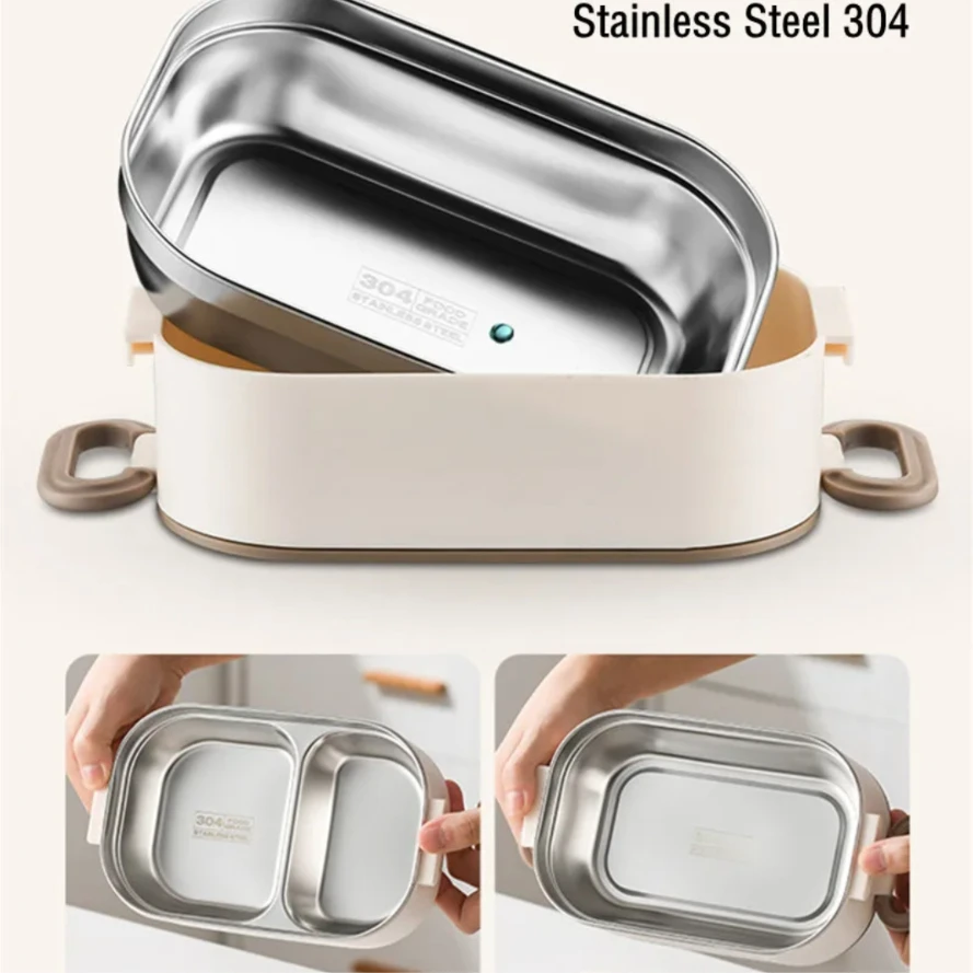1500ml Double Layers Stainless Steel 304 Thermal Lunch Box With Insulation Bag Leak-Proof Bento Box Adult Student Food Container thumbnail 5