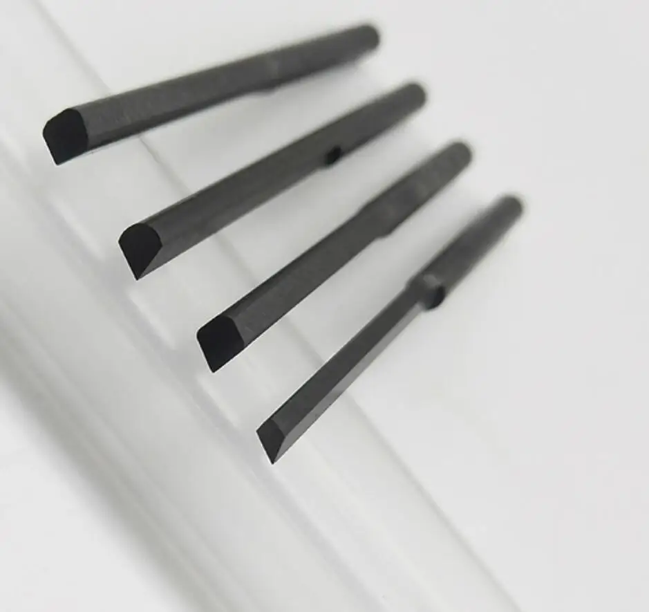 Tungsten Steel Angle Cutter Engraving Knives Jewelry Pneumatic Graver Accessories Spatula Triangle Metal Blades DIY Making Tools thumbnail 2