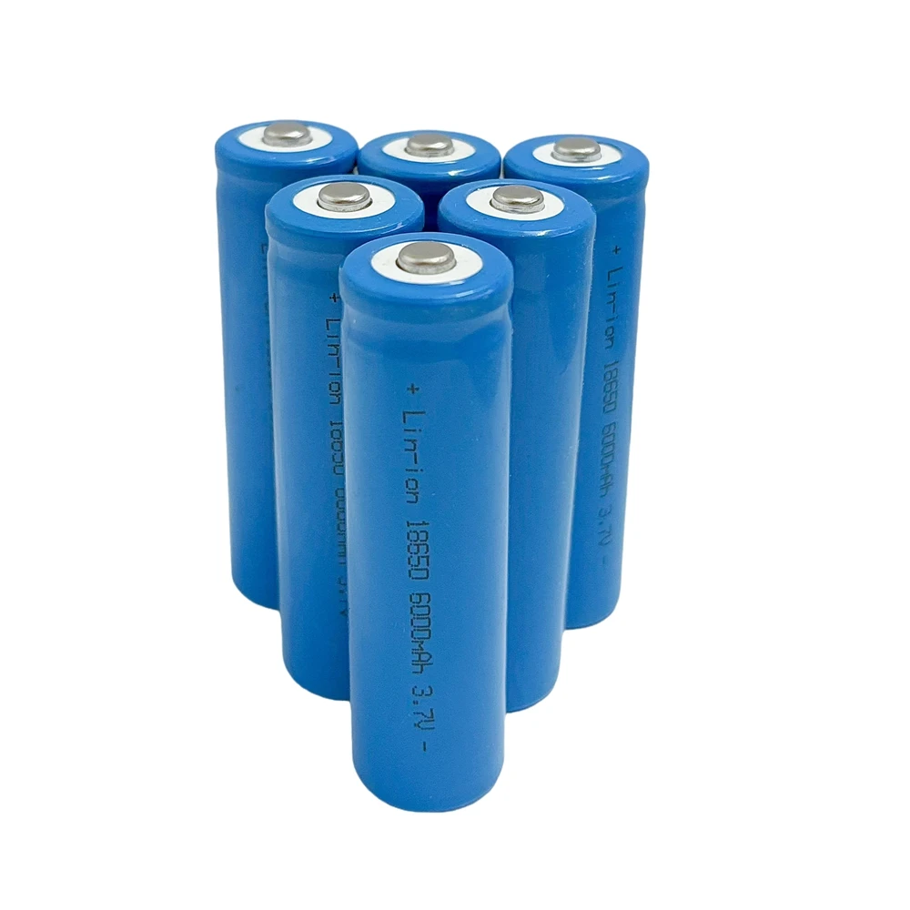 18650 3.7V 6000mAh Rechargeable Li-ion Battery for LED Flashlight Torch Toy Accumulator DIY Power Bank 18650 Lithium Battery thumbnail 6
