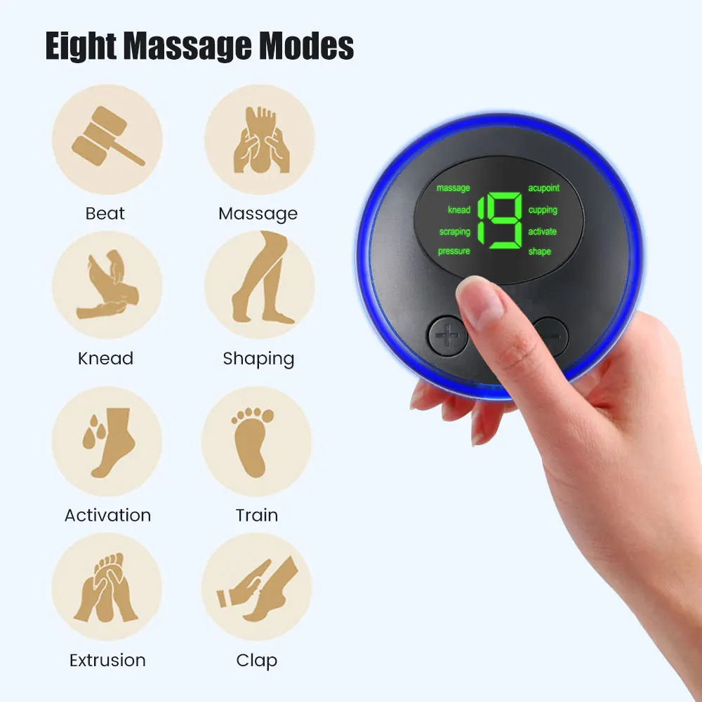 Intelligent Mini Electric Neck Massager USB Charging Portable Shouder and Nek Neck Massage Patch with Multiple Adjustable Levels thumbnail 2