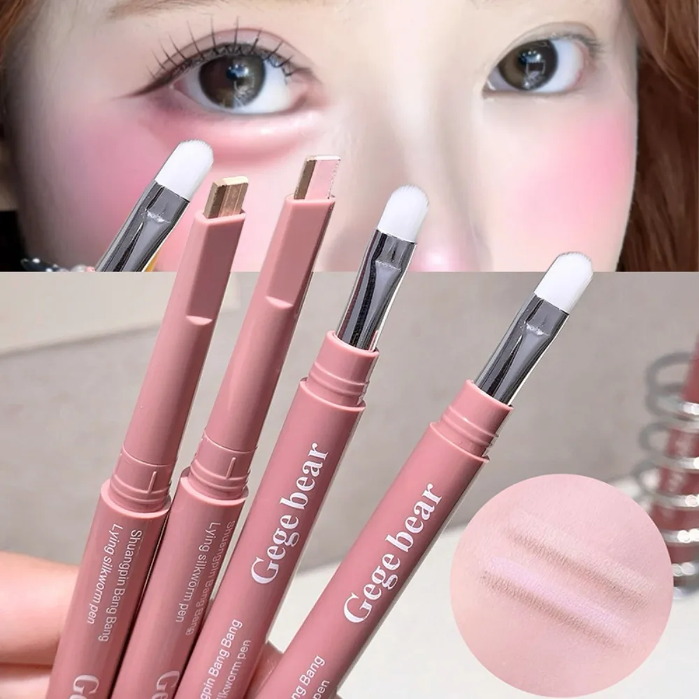 Bicolor Under Eye Pencil 2 In 1 Brightening Highlighter Nude Pink Shadow Stick Aegyo Sal Lying Silkworm Eeyshadow Lash Makeup thumbnail 2