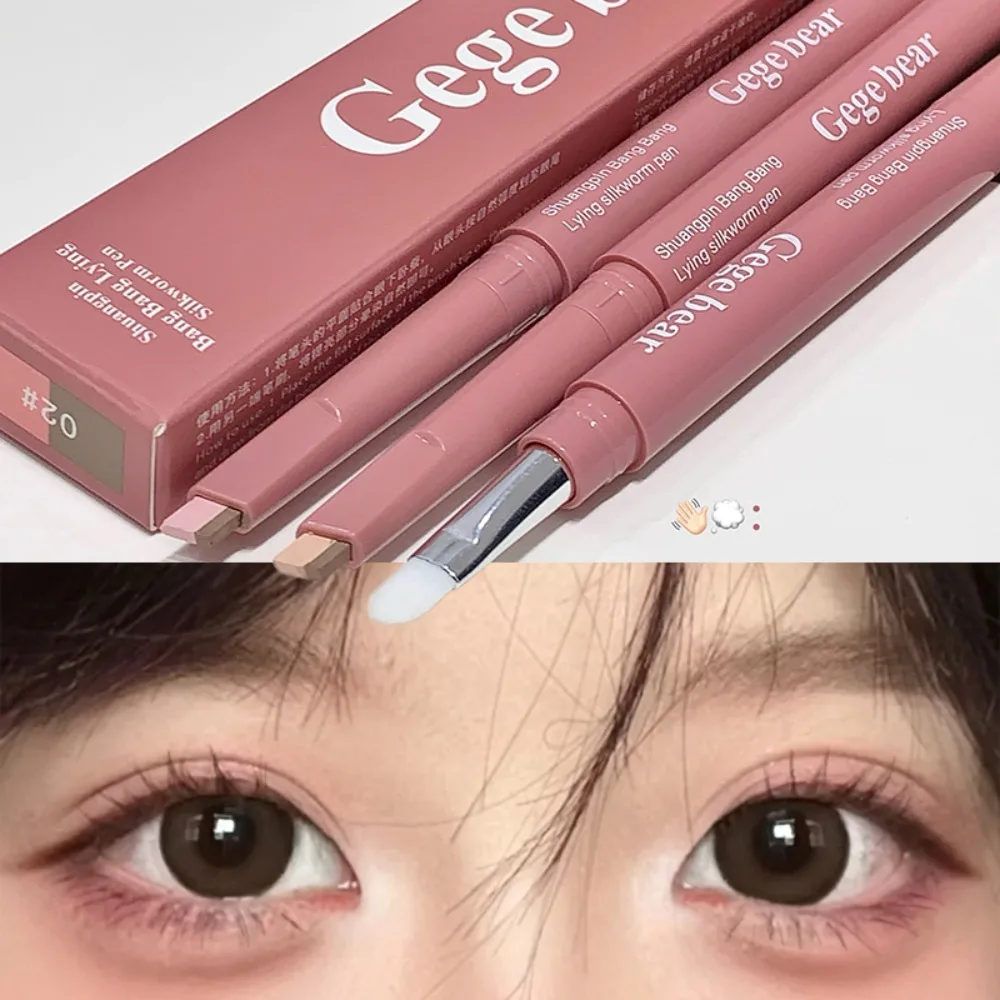 Bicolor Under Eye Pencil 2 In 1 Brightening Highlighter Nude Pink Shadow Stick Aegyo Sal Lying Silkworm Eeyshadow Lash Makeup thumbnail 3
